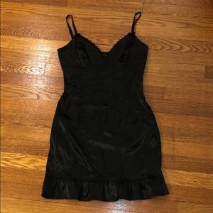 GUESS little black silk dress